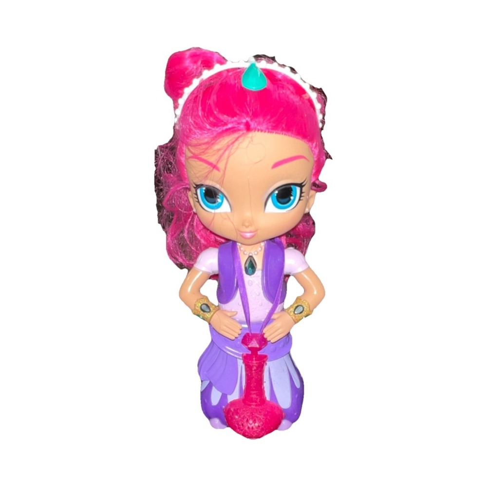 5N6/Nickelodeon Shimmer and Shine Shimmer Play Doll‎ Pink Wavy Hair Blue Eyes